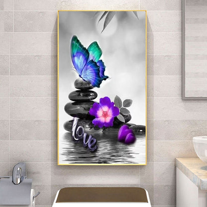 Butterfly - Full Round Drill Diamond Painting 45*85CM