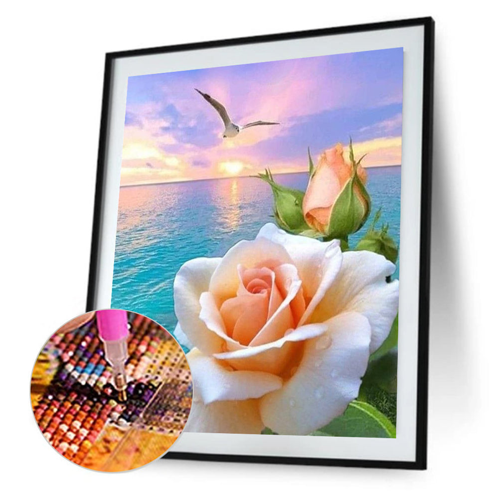 Flowers Sea - Full Round Drill Diamond Painting 30*40CM