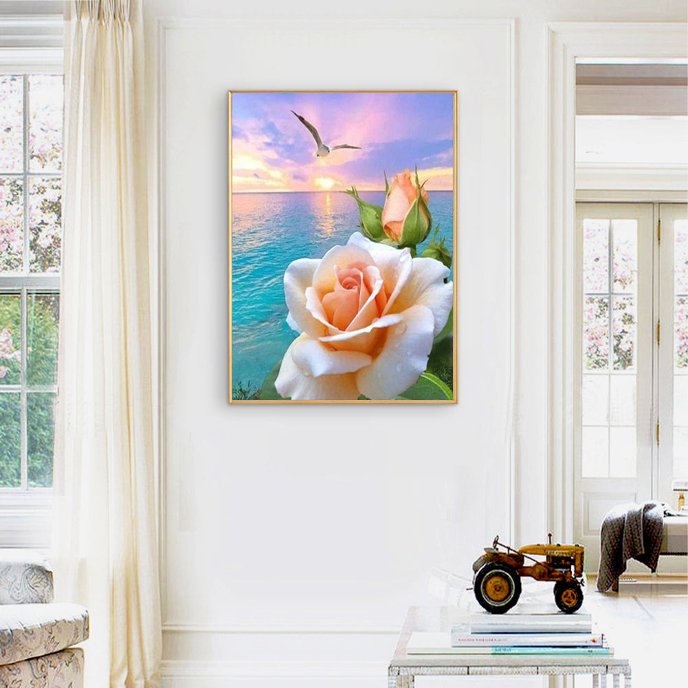 Flowers Sea - Full Round Drill Diamond Painting 30*40CM