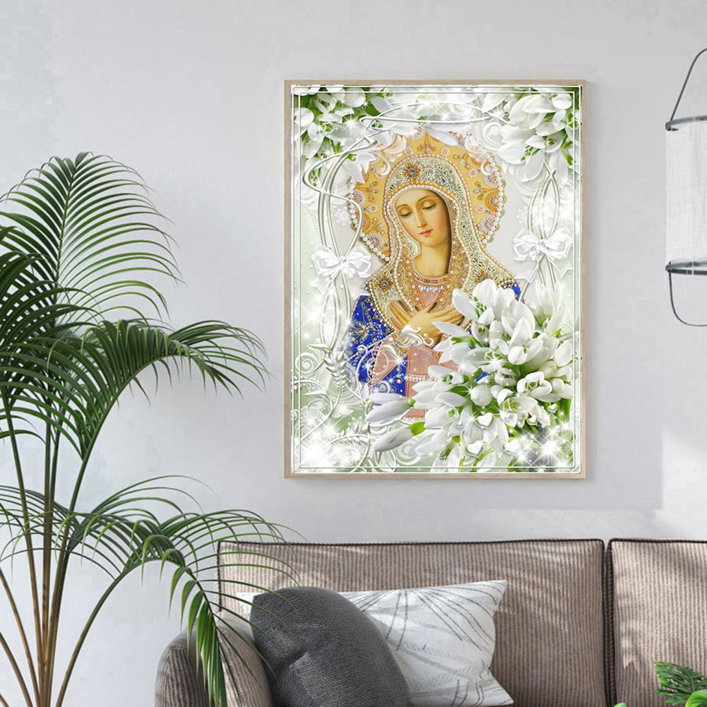 Jesus Woman - Full Round Drill Diamond Painting 40*50CM