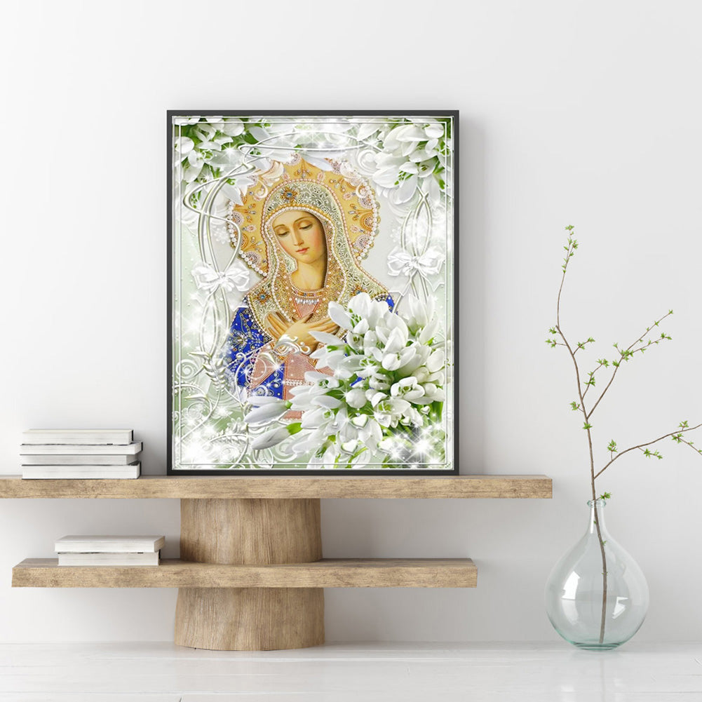 Jesus Woman - Full Round Drill Diamond Painting 40*50CM