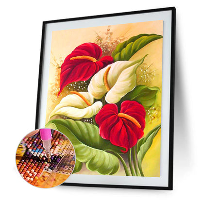 Flower - Full Square Drill Diamond Painting 40*50CM