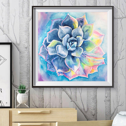 Succulent - Full Round Drill Diamond Painting 30*30CM