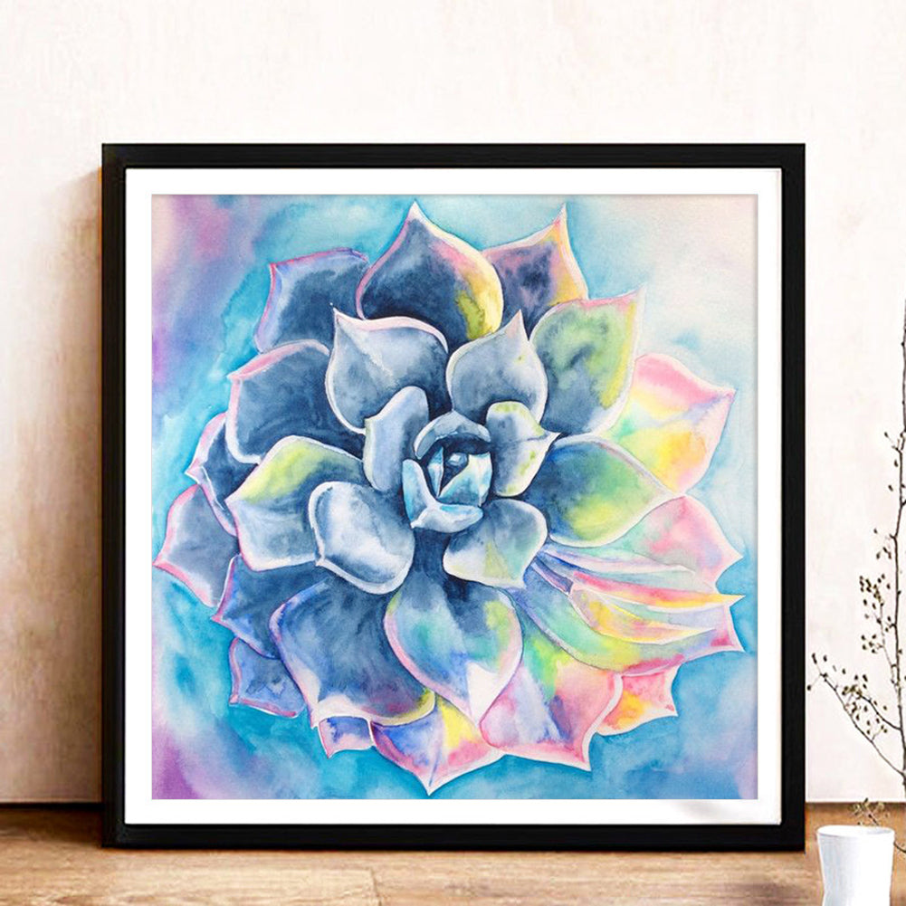 Succulent - Full Round Drill Diamond Painting 30*30CM