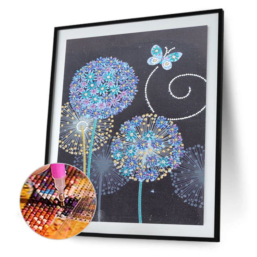 Dandelion - Special Shaped Drill Diamodn Painting 30*40CM