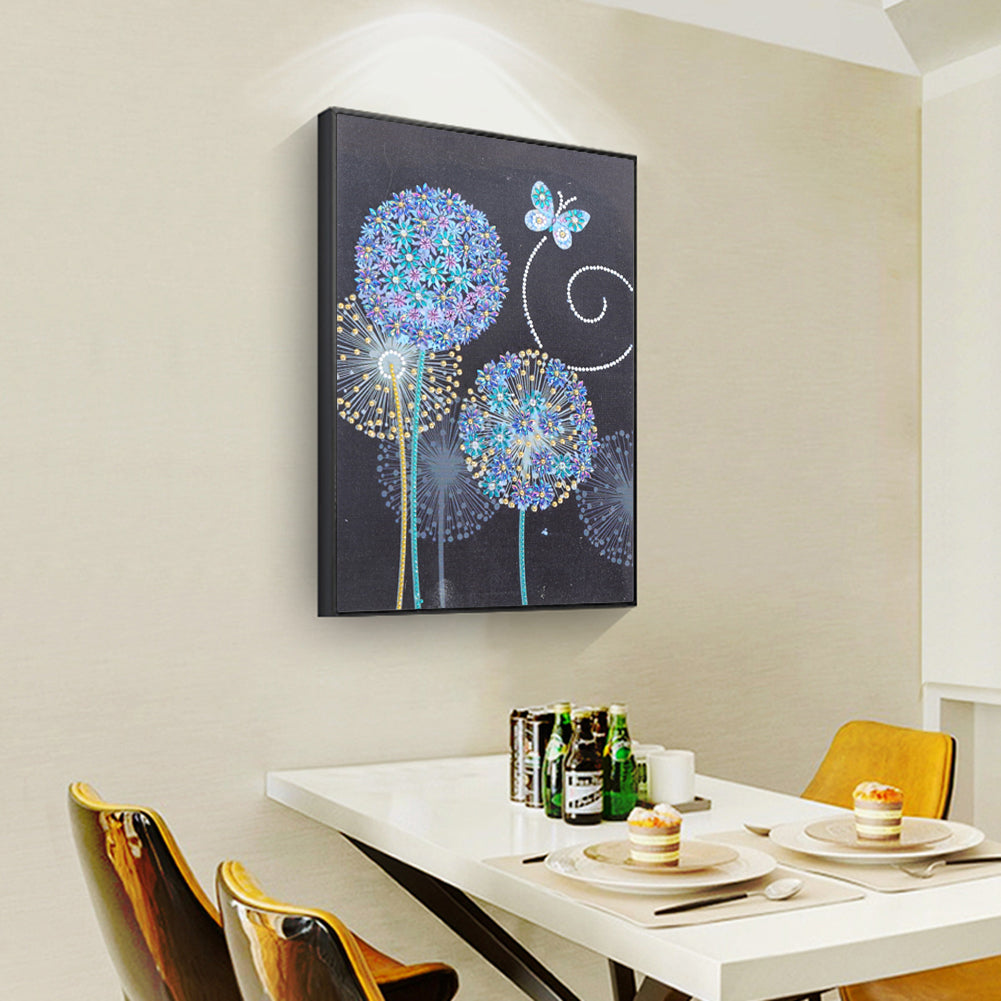 Dandelion - Special Shaped Drill Diamodn Painting 30*40CM