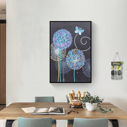 Dandelion - Special Shaped Drill Diamodn Painting 30*40CM