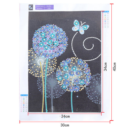 Dandelion - Special Shaped Drill Diamodn Painting 30*40CM