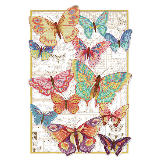Butterfly- 14CT Stamped Cross Stitch 32*43CM