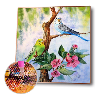 Spring Birds - Full Round Drill Diamond Painting 30*30CM