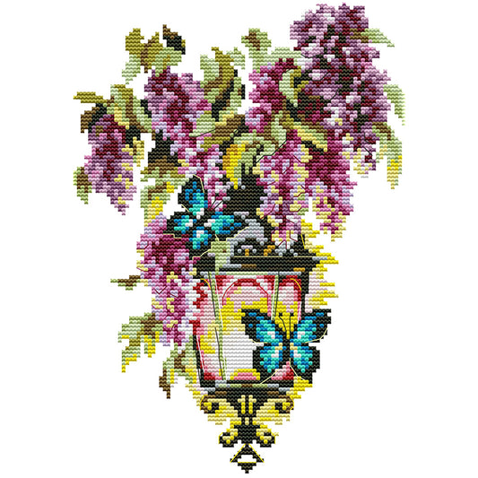 Fascination Light - 14CT Stamped Cross Stitch 30*21CM