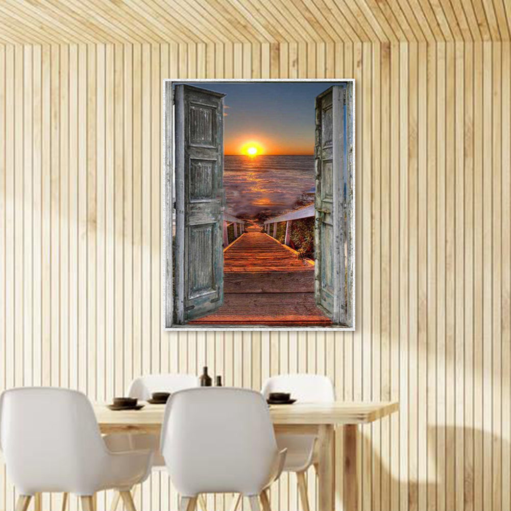 Sunrise - Full Round Drill Diamond Painting 30*40CM