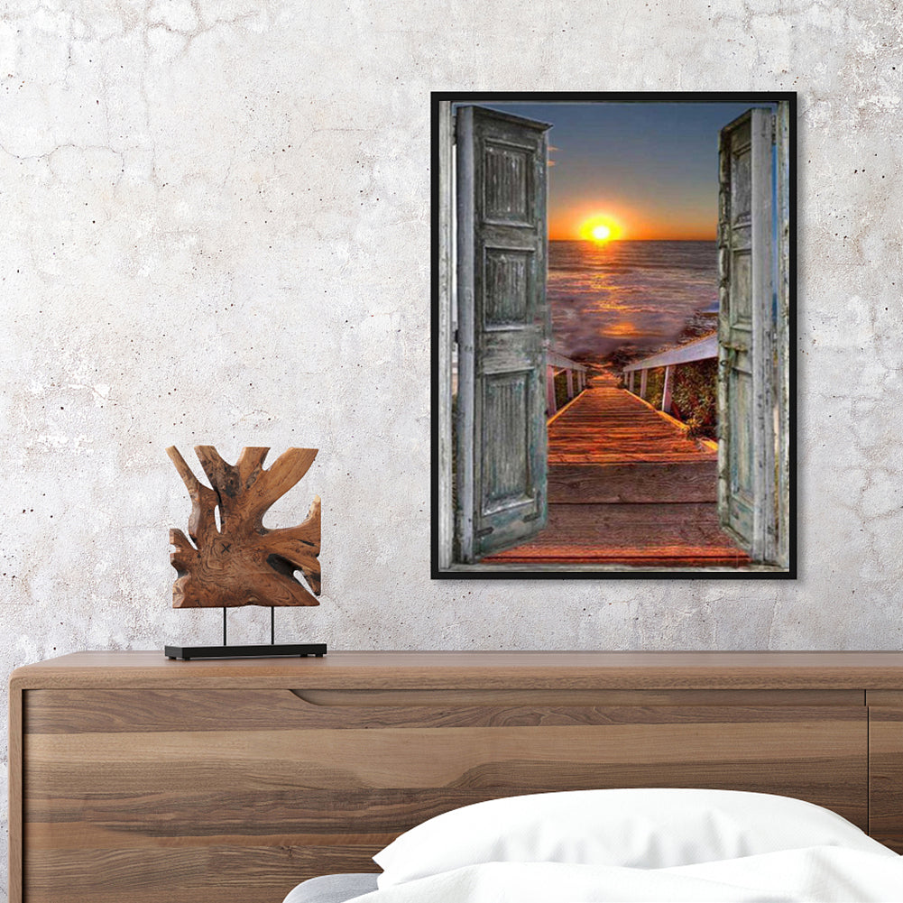 Sunrise - Full Round Drill Diamond Painting 30*40CM