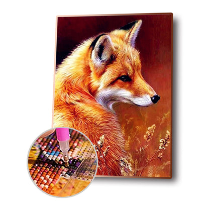 Fox - Full Round Drill Diamond Painting 30*40CM