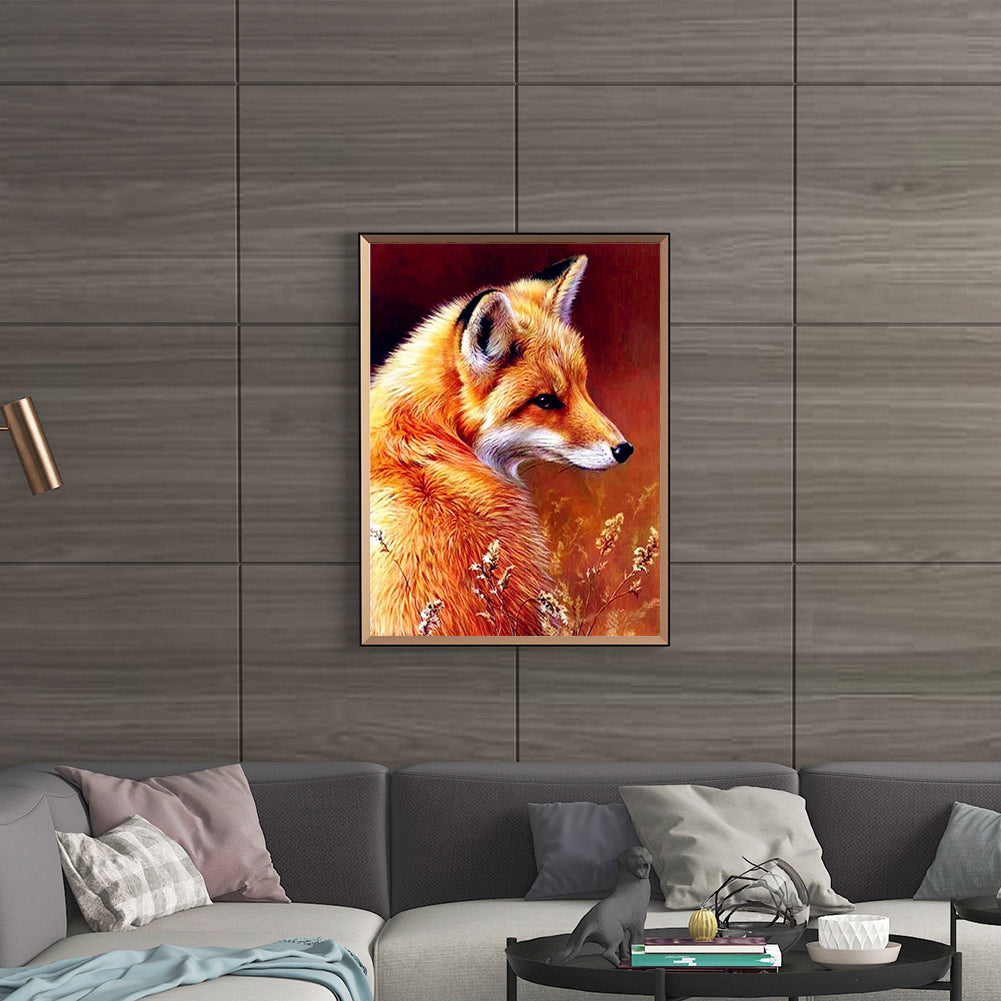 Fox - Full Round Drill Diamond Painting 30*40CM