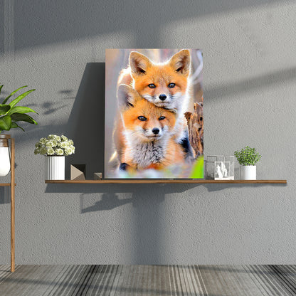 Fox - Full Round Drill Diamond Painting 30*40CM