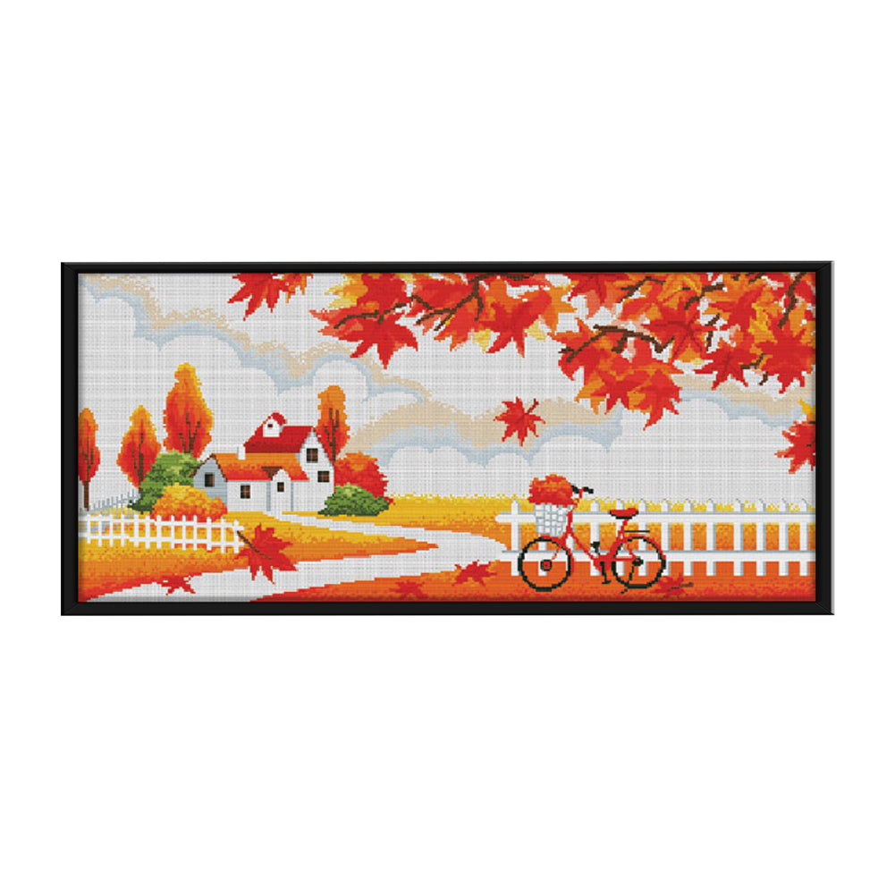 Scenery - 11CT Stamped Cross Stitch 85*42CM