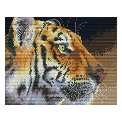 Tiger - 14CT Stamped Cross Stitch 44 *35CM