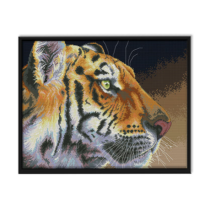 Tiger - 14CT Stamped Cross Stitch 44 *35CM