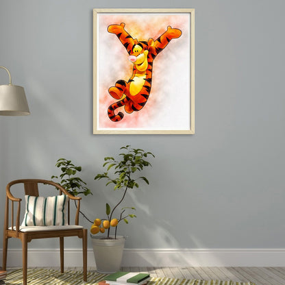 Tiger - Full Round Drill Diamond Painting 30*40CM