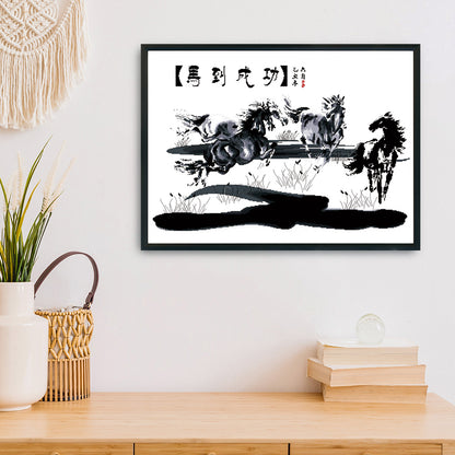 Horse - 14CT Stamped Cross Stitch 81*55CM