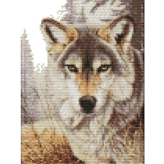 Wolf Spirit - 14CT Stamped Cross Stitch 19 *27CM