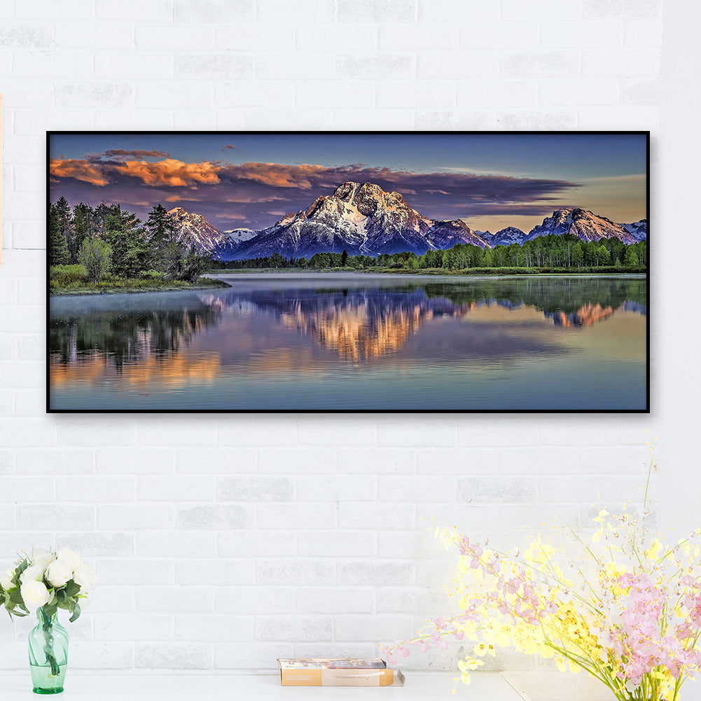 Landscape - Full Round Drill Diamond Painting 80*40CM