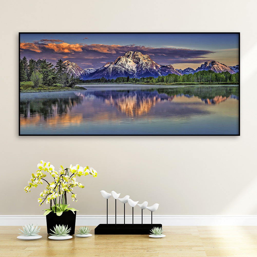 Landscape - Full Round Drill Diamond Painting 80*40CM