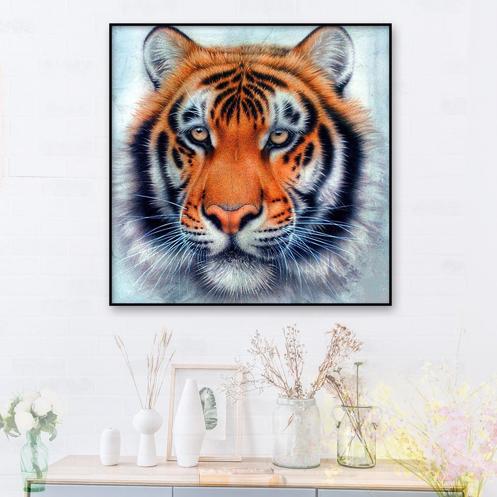 Tiger - Full Round Drill Diamond Painting 30*30CM