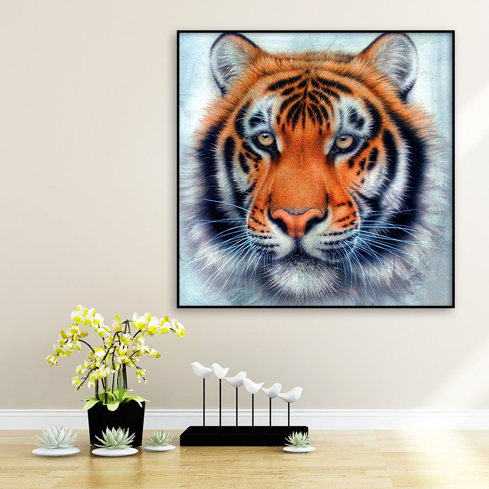 Tiger - Full Round Drill Diamond Painting 30*30CM