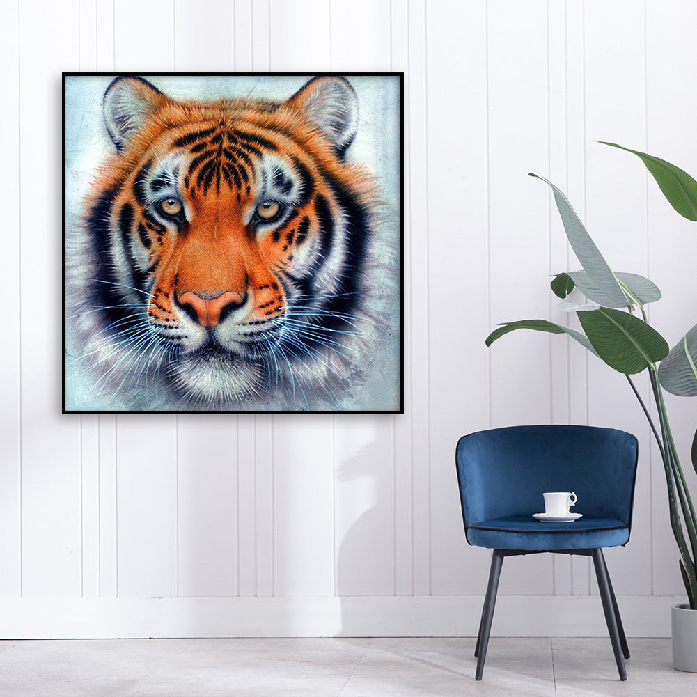 Tiger - Full Round Drill Diamond Painting 30*30CM