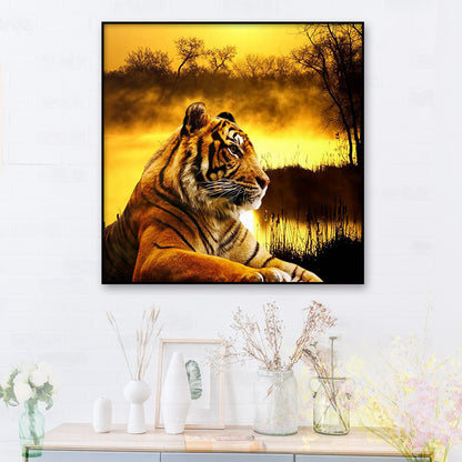 Tiger - Full Round Drill Diamond Painting 30*30CM