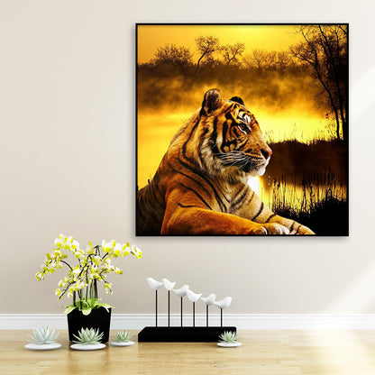 Tiger - Full Round Drill Diamond Painting 30*30CM