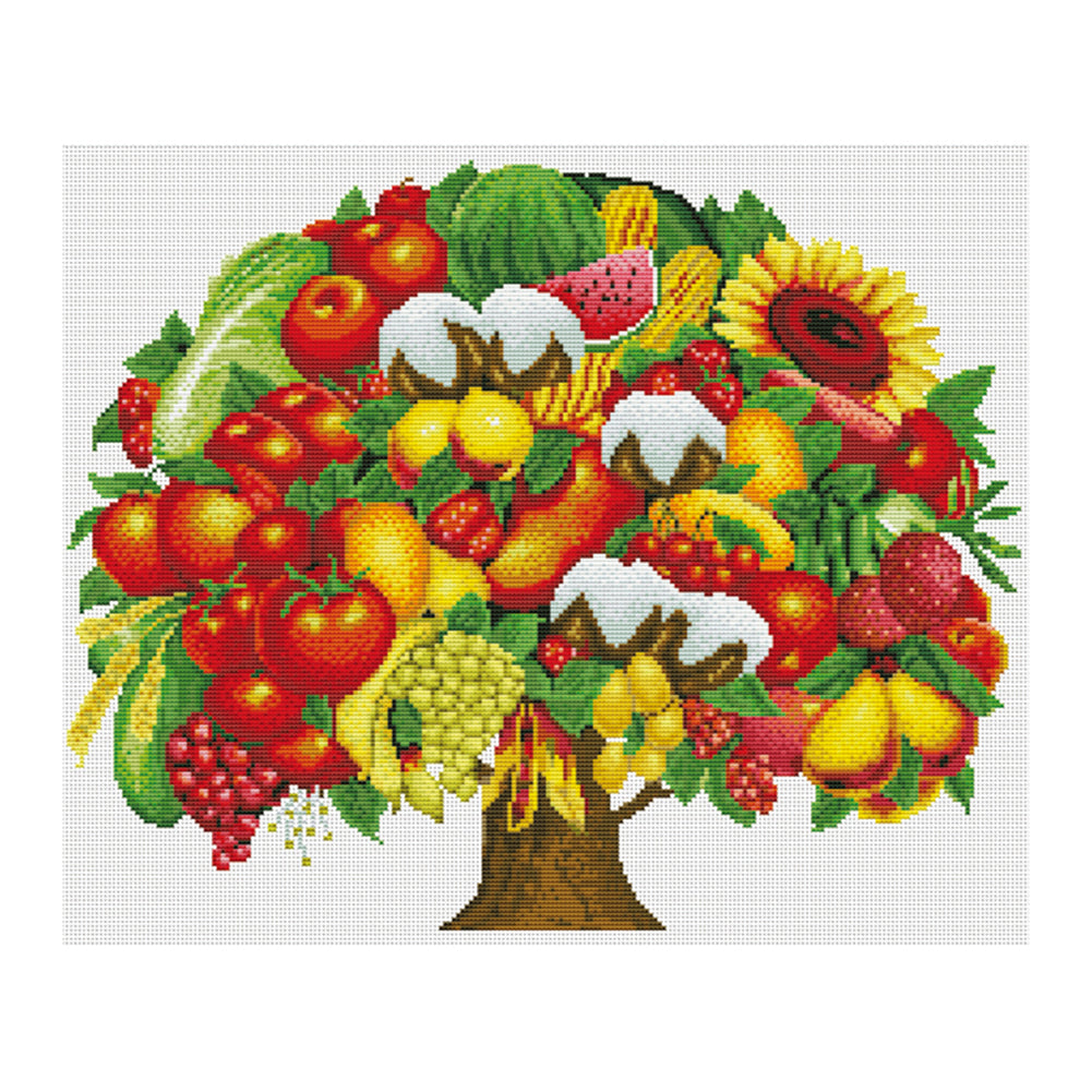 Romantic Bouquet - 11CT Stamped Cross Stitch 59*49CM