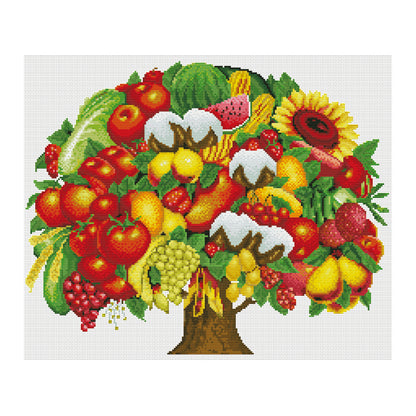 Romantic Bouquet - 11CT Stamped Cross Stitch 59*49CM