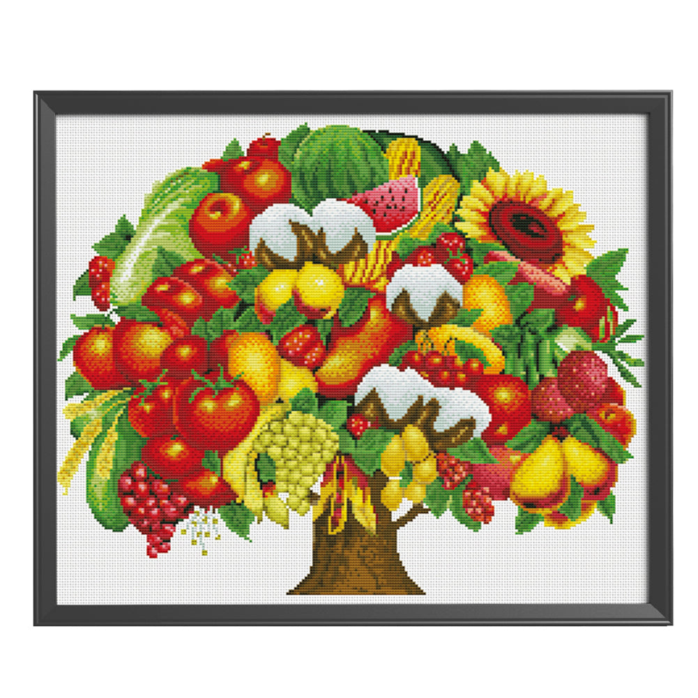 Romantic Bouquet - 11CT Stamped Cross Stitch 59*49CM