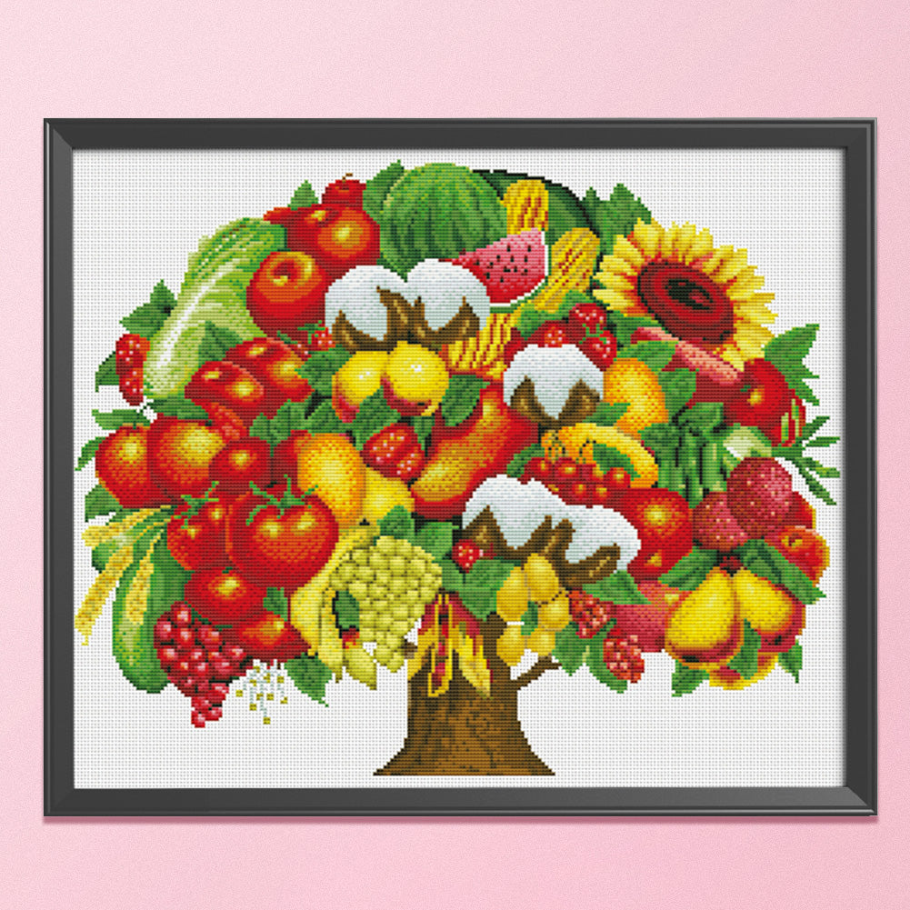 Romantic Bouquet - 11CT Stamped Cross Stitch 59*49CM