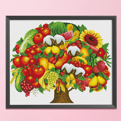 Romantic Bouquet - 11CT Stamped Cross Stitch 59*49CM