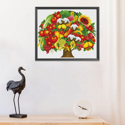 Romantic Bouquet - 11CT Stamped Cross Stitch 59*49CM