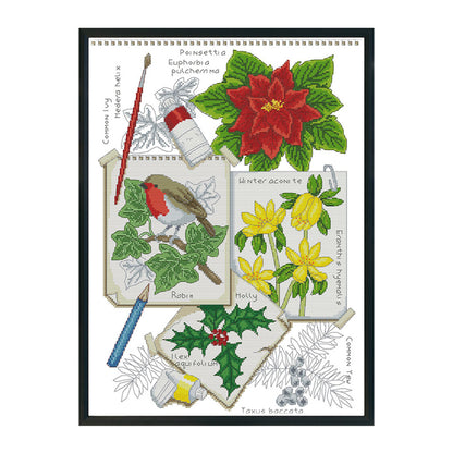 Winter - 14CT Stamped Cross Stitch 38*50CM