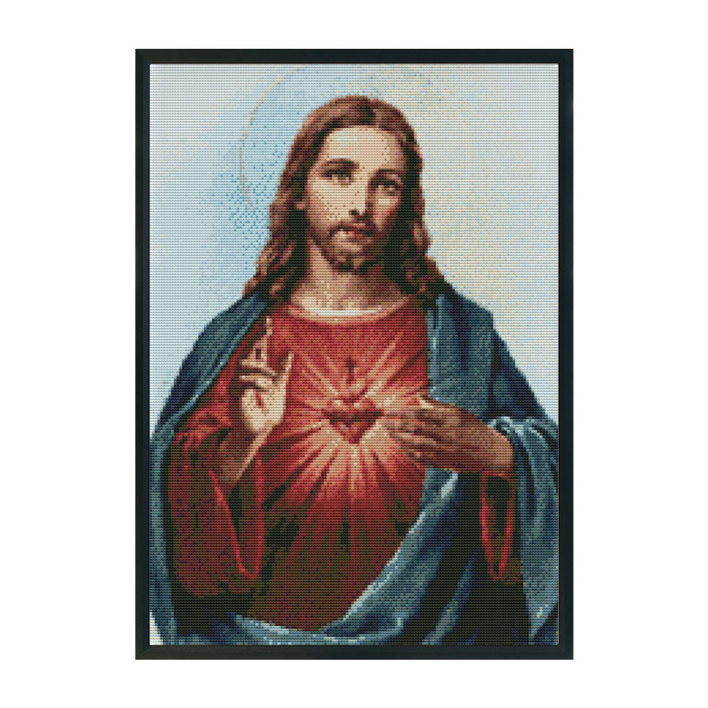 Jesus(1) Threads - 14CT Stamped Cross Stitch 34*47CM