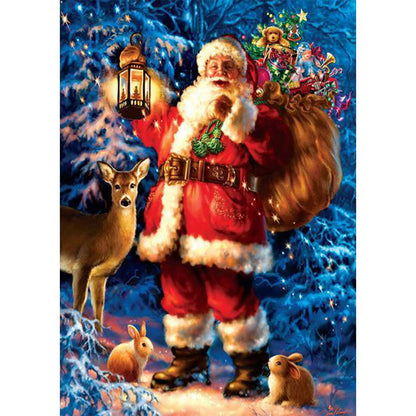 Santa Claus - Full Round Drill Diamond Painting 30*40CM