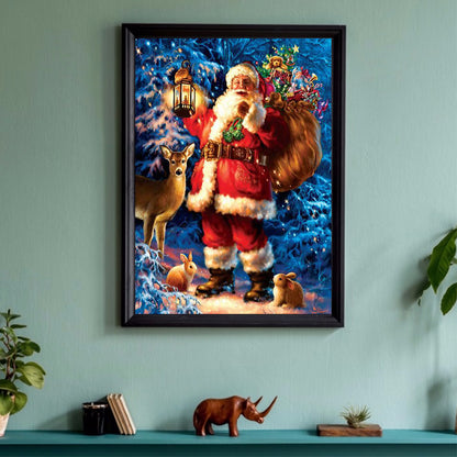 Santa Claus - Full Round Drill Diamond Painting 30*40CM