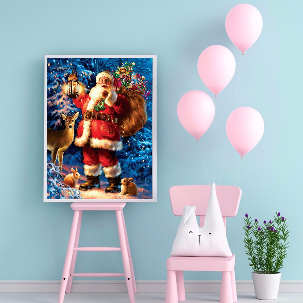 Santa Claus - Full Round Drill Diamond Painting 30*40CM