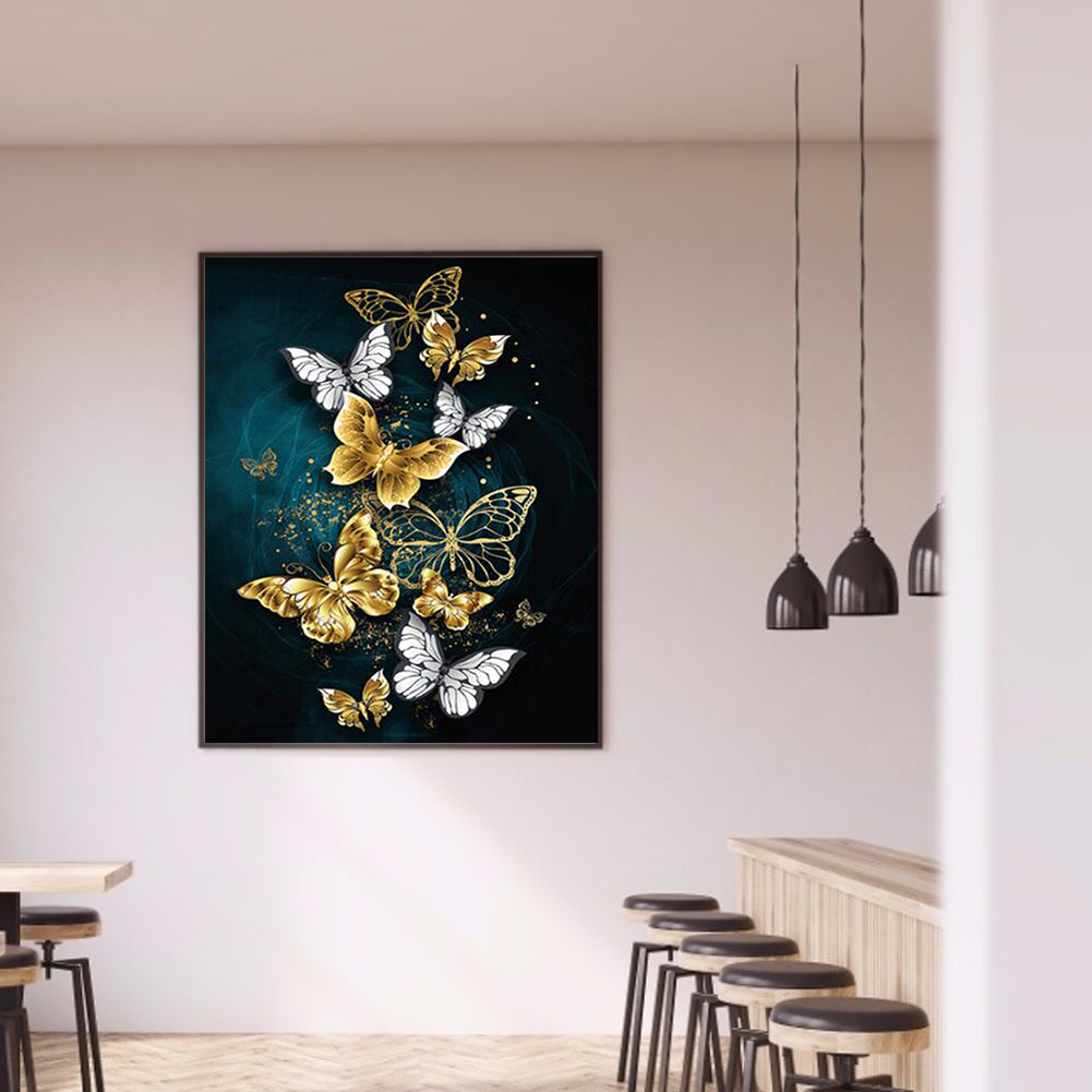 Butterfly - Full Round Drill Diamond Painting 30*40CM