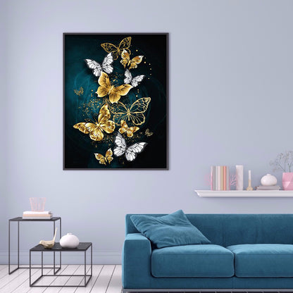 Butterfly - Full Round Drill Diamond Painting 30*40CM