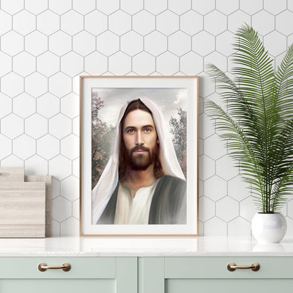 Jesus - Full Round Drill Diamond Painting 30*40CM