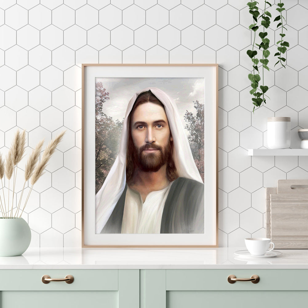 Jesus - Full Round Drill Diamond Painting 30*40CM