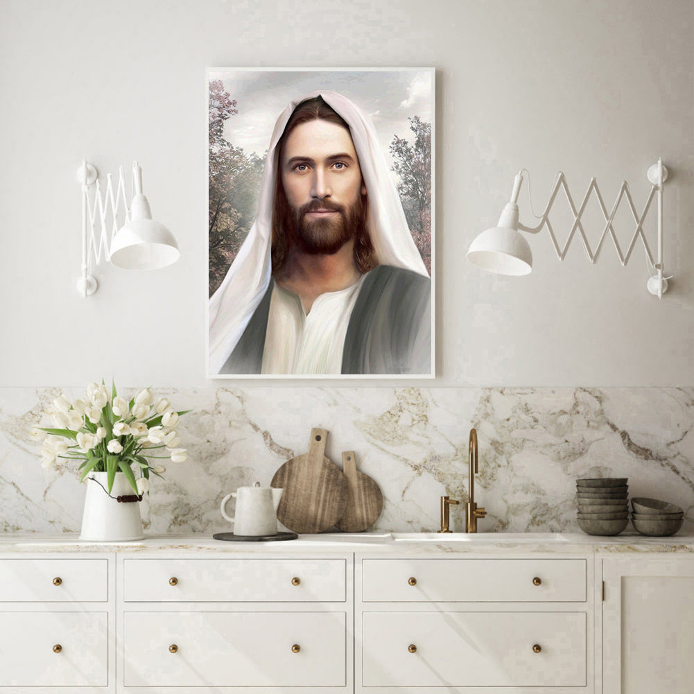 Jesus - Full Round Drill Diamond Painting 30*40CM
