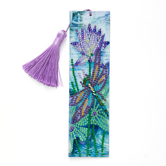 Tassel DIY Special Shape Drill Diamond Painting Animal Leather Bookmark Kit